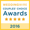 Wedding Wire Award for 2016 (Opens in a New Window)