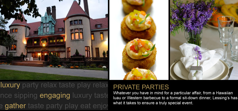 Private parties at Chateau at Coindre Hall
