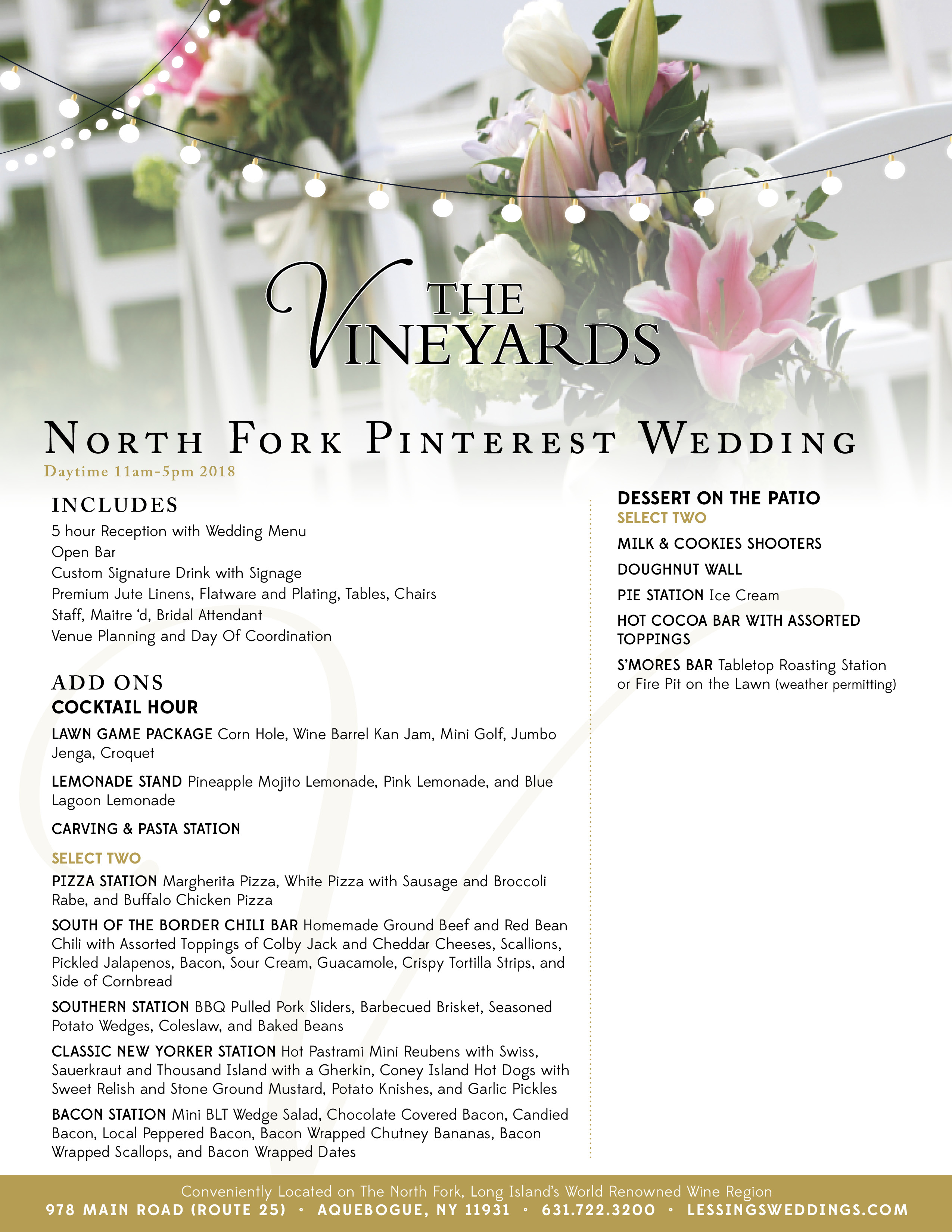 Lessing S A Tradition Of Excellence North Fork Pinterest Wedding