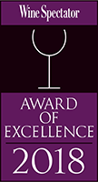 Wine Spectator Award for 2018 (Opens in a New Window)