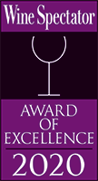 Wine Spectator Award for 2020 (Opens in a New Window)