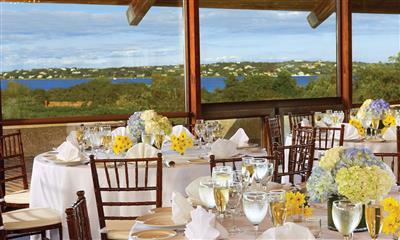 View Photo #6 - Beautiful wedding table settings overlooking water