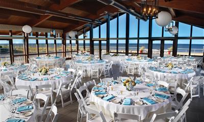 View Photo #1 - Pavilion reception room with a view of the beach