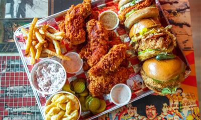 View Photo #30 - Tray of Lucky Clucker Sandwiches