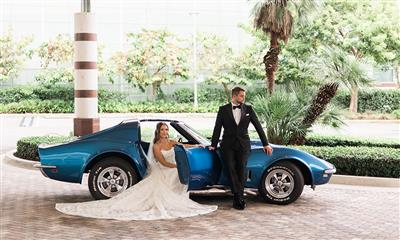 View Photo #7 - Bride and Groom at Entrance