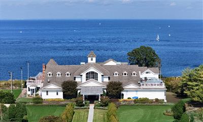 View Photo #1 - Aerial of Port Jefferson Country Club Facing the Sound